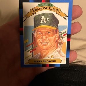 Extremely Rare and prestine Mark McGwire Diamond Kings.